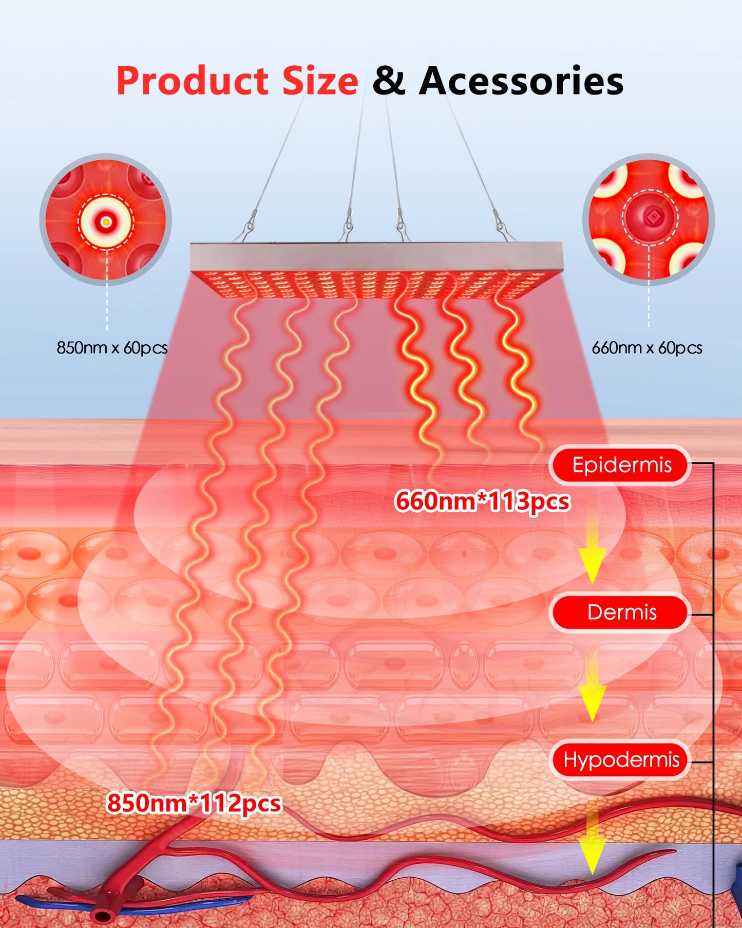 Panel terapia luz roja 8 - Recova